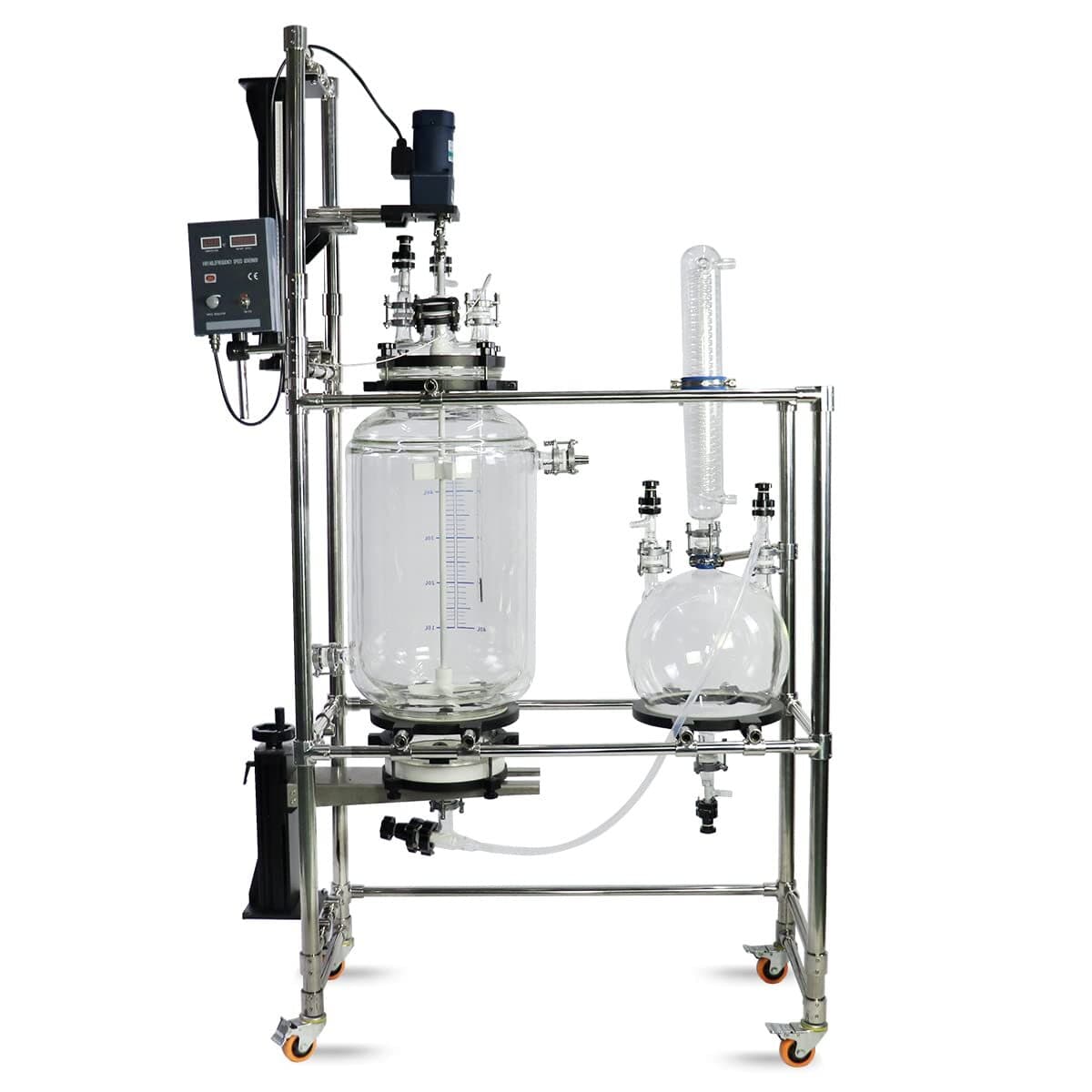 ZZKD GF-100L/20L Glass Reactor